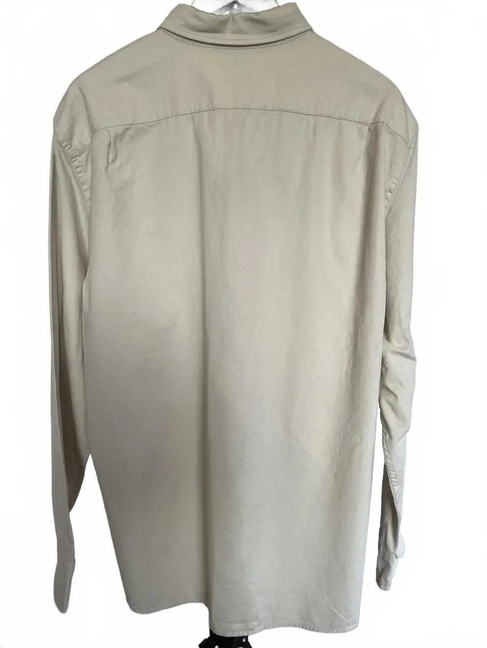 J. Crew Men's Corduroy Shirt Beige Cream XL Long Sleeve New With Tags